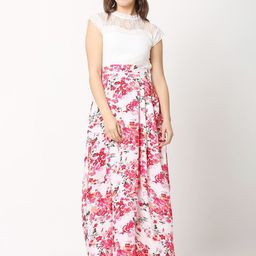Bright Nex Women Floral Printed Fit & Flare Maxi Dress-image-61