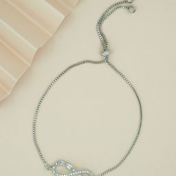 ARTKLIM Women Silver-Plated Stainless Steel Artificial Stones Studded Wraparound Bracelet-image-53