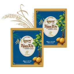 VEDPURAN Set Of 2 Potato Rice Soap - 40 g Each-7