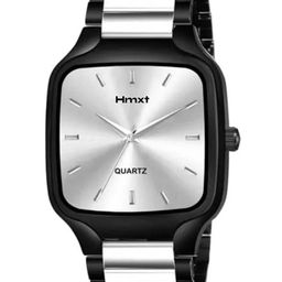 HMXT Men Square Dial & Stainless Steel Bracelet Style Straps Analogue Watch HMXT-174-image-6