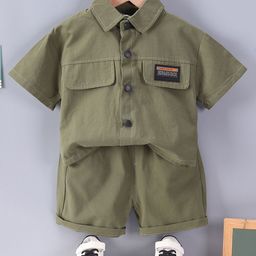 INCLUD Boys Short Sleeves Shirt With Shorts-43