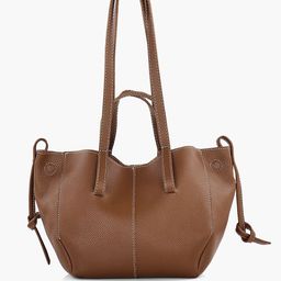 CARRY CITY Women Solid Structured Buckle Detail Shoulder Bag-6