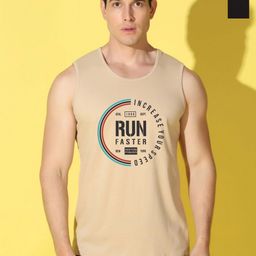 WOOSTRO Men Cotton Pack of 2 Typography Sleeveless Printed Slim Fit T-shirt-image-67