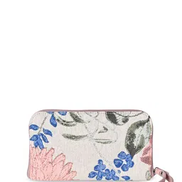 INDIVIDUAL DESIGN tropical Pattern Jacquard Weave Cotton Blend Handbag-3