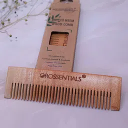 OROSSENTIALS Set Of 2 Kacchi Neem Pocket Wooden Comb-39