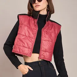 SASSAFRAS Women Crop Padded Jacket-picture-32