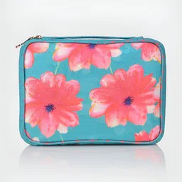 D'oro Blue & Pink Printed Makeup Organiser-28