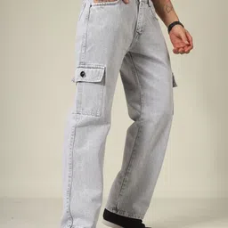 PLUS 91 Men Straight Fit Mid-Rise Cargos-image-67