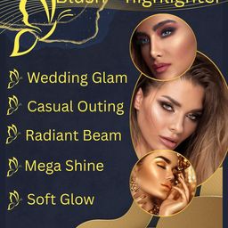 NANCY AJRAM 6 Color Highlighter & Blush Palette image 5