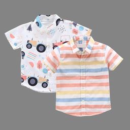 BAESD Boys Classic Opaque Printed Formal Shirt-picture-20