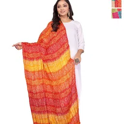 Moda Rapido Selection Of 3 Bandhani Printed Dupattas-picture-50