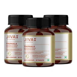 Jiva Set Of 3 Triphala Tablet Improves Digestion-60 Tablets Each image 1