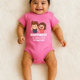 Zeezeezoo Infants Printed Pure Cotton Round Neck Bodysuit-36