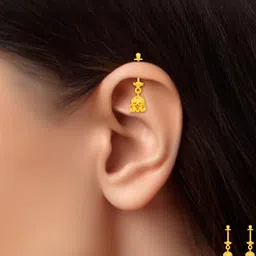 arch fashion Gold-Plated Brass Earrings-picture-2