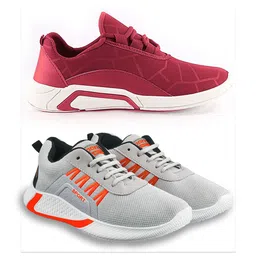 Spotwalk Men Mesh Running Shoes-picture-1