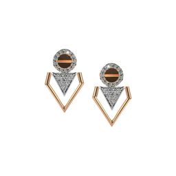 VALANOVA 14Kt Rose Gold 0.32 Carat Lab Grown Diamond Earrings-picture-49