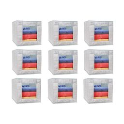 prettykrafts Grey 9 Pieces Multi-Utility Organisers-15