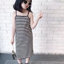 LULU & SKY Striped A-Line Dress-image-42