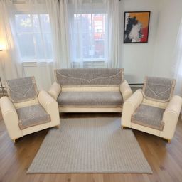 MORADO Grey & Beige Printed Other Sofa Cover-picture-19