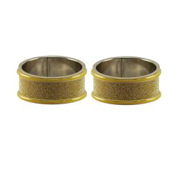 Vidhya Kangan Gold-Toned Stainless Steel Bangles-image-41