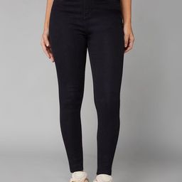 DOLCE CRUDO Women Skinny Fit High-Rise Light Fade Stretchable Jeans-picture-12