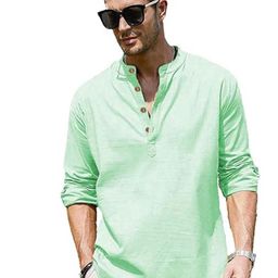 EdinWolf Men India Slim Fit Band Collar Solid Cotton Casual Shirt-image-71