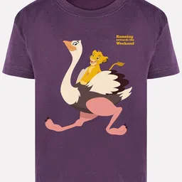 Disney By Miss and Chief Boys Lion King Printed Bio Finish Applique T-shirt-image-24