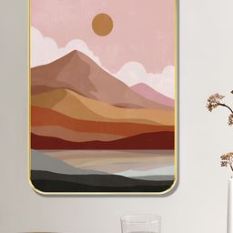 Livin'luxe Pink & White 1 Piece Wood Other Wall Paintings-picture-19