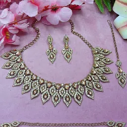 VATSALYA creation Gold-Plated Artificial Stones Jewellery Set-22