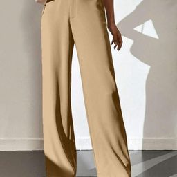 BROADSTAR Women Smart High-Rise Stretchable Regular Trousers-image-58