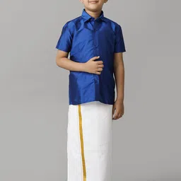 Ramraj Kids Shirt with Dhoti Set Boys-53