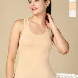 Lux Cozi Pack Of 4 Combed Cotton Camisoles-image-79