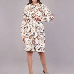 Moda Rapido Women Print Shirt Midi Dress-picture-46