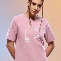 Technosport Oversized Typography Printed Anti Static Relaxed Fit T-Shirt-image-68