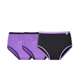 SuperBottoms Pack Of 3 High Rise Period Brief-image-91