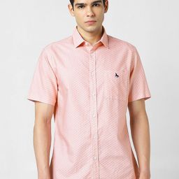 Van Heusen Sport Men Abstract Printed Slim Fit Cotton Shirt-picture-5