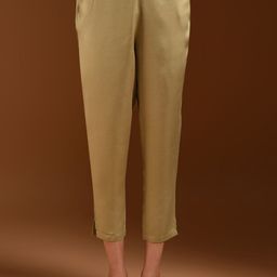 JAYPORE Women Relaxed Slim Fit Trouser-image-8