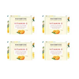 NATSBYTE Set Of 4 Vitamin C Handmade Bathing Bar- 120 g Each-11