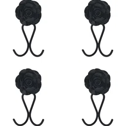 IndianShelf 4 Piece Ceramic Rose Cloth Hangers Coat Hooks-picture-29