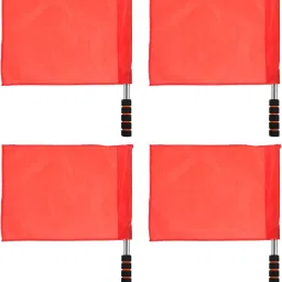 Lineman's Referee Flag for Football, Hockey and Soccer (Pack of 4) Football Foul Card-image-22