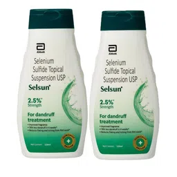 Selsun Set of 2 Selenium Sulfide Topical Suspension USP Anti Dandruff Shampoo- 120ml Each-image-2