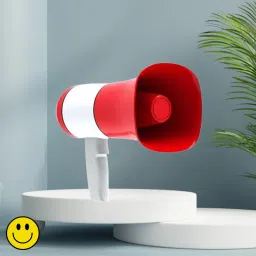 Handheld Megaphone with Siren, Microphone & Rechargeable for Outdoor EventsB34 Bhopu Portable Megaphone, Siren Loudspeaker Function and Long Battery BackupQ34 Outdoor PA System-7