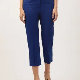 ELLE Women SlimFit Flat-Front  Mid-Rise RegularTrousers-image-70