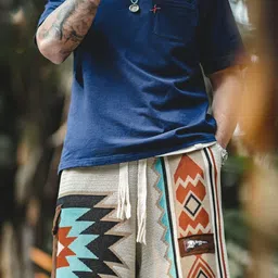 StyleCast Men Abstract Printed Loose Fit Shorts-picture-30