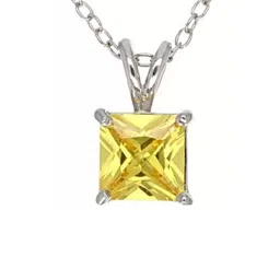 GenZcomplex Adults Unisex Silver-Plated Square Pendants-28