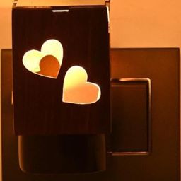 SOMIL Brown Printed Glass Cylinder Shaped Wall Lamp-image-111