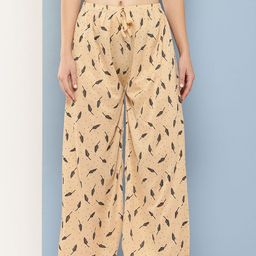 BAESD Women Printed Flared Handloom Palazzos-image-97
