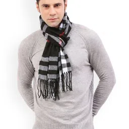 Cazzano Men Checked Acrylic Mufflers-image-75