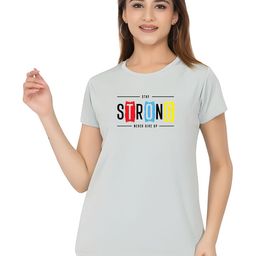 SZN Women Printed Cut Outs T-shirt-image-79
