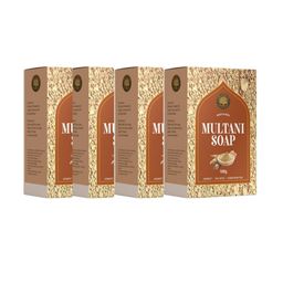 ORGANICOS Set Of 4 Multani Mitti Soap With Coconut Oil - 100 g Each-12